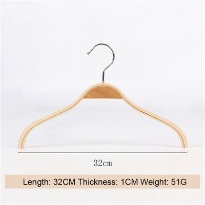 Дрвена неклизајућа вешалица